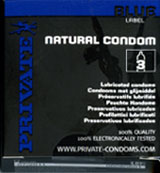 PRIVATE NATURAL CONDOM (3PZ) BLUE LABEL