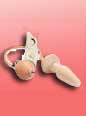 Inflatable vibrating buttplug