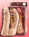 Natural double penetrator, 16 cm