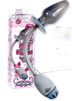 FLEX -A- PLEASURE ANAL VIBE CHARCOAL 