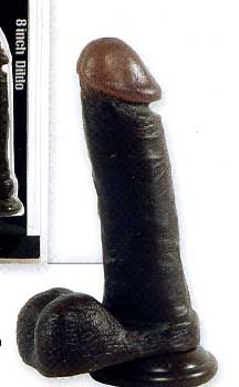 BLACK BOOMSER 8'' DILDO
