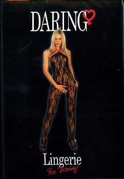 CATSUIT HALTER OPEN BACK ROSE ONE SIZE BLACK