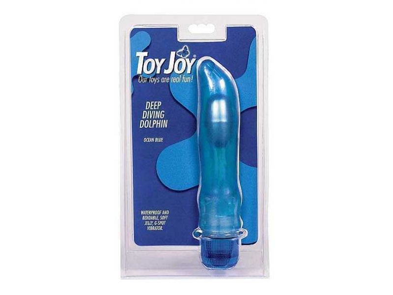 DEEP DIVING DOLPHIN VIBRATOR BLUE