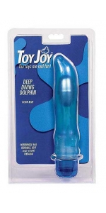 DEEP DIVING DOLPHIN VIBRATOR BLUE